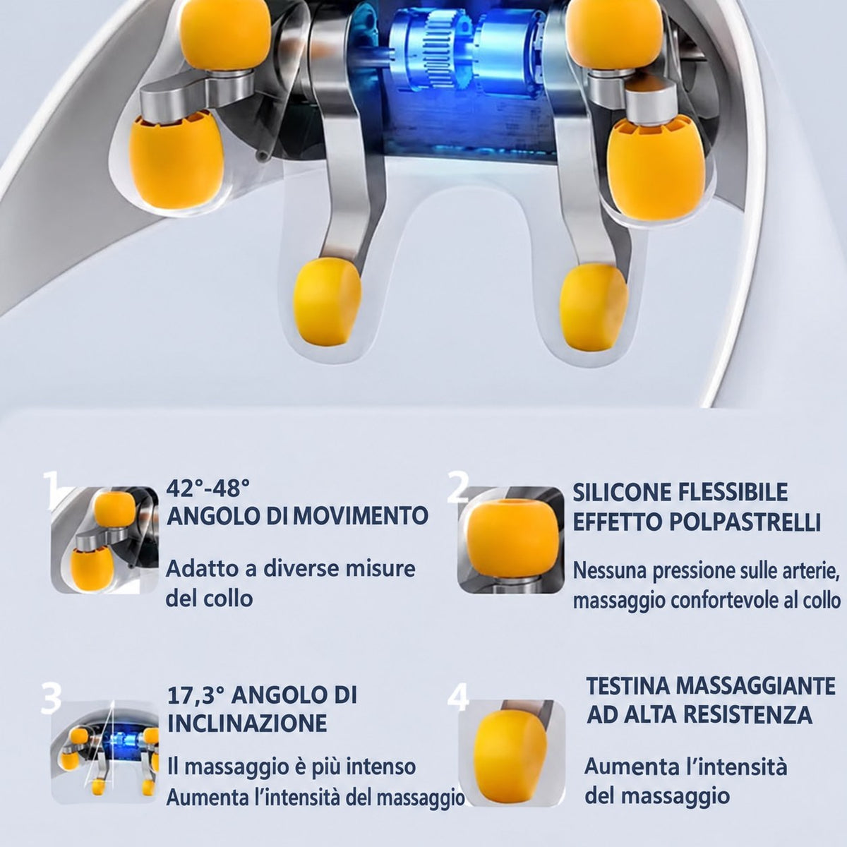 Massaggiatore Cervicale MF artSHOP con Calore